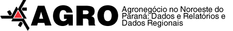 Agronegócio no Noroeste do Paraná: Dados e Relatórios e Dados Regionais Agronegócio no Noroeste do Paraná: Dados e Relatórios e Dados Regionais