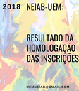 Resultado da homologação das inscrições para seleção de bolsistas
