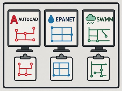 CURSO USO DO CONJUNTO DO AUTOCAD, DO EPANET E DO SWMM