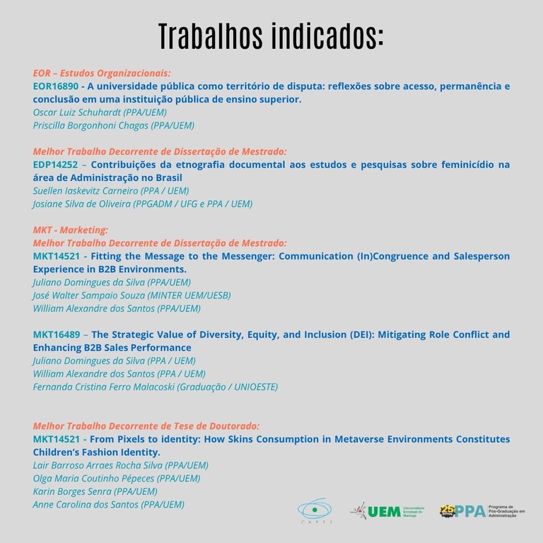 Post indicação prêmio ENANPAD 2025 (2).jpg Post indicação prêmio ENANPAD 2025 (2).jpg