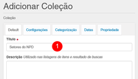 Criando Coleção
