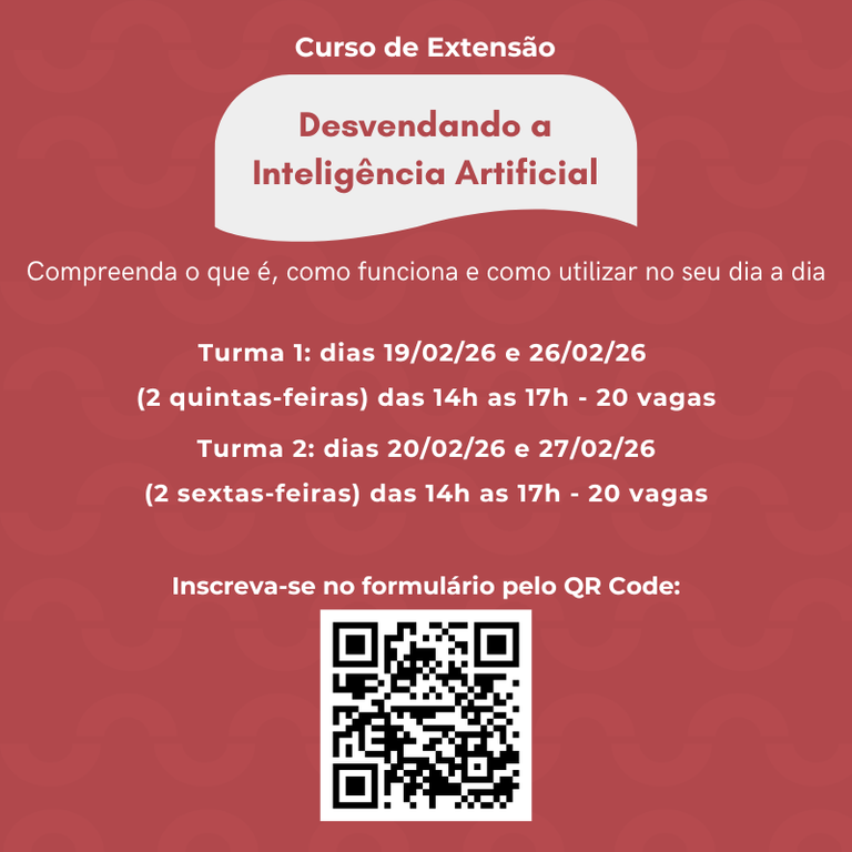 Curso de extensão Desvendando a Inteligência Artificial