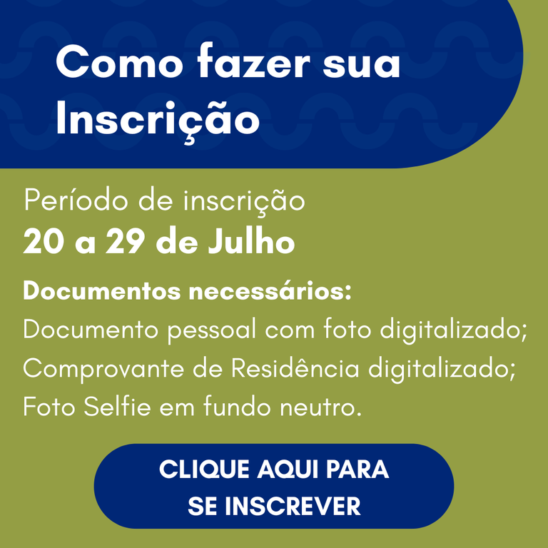Inscrição para 2° semestre